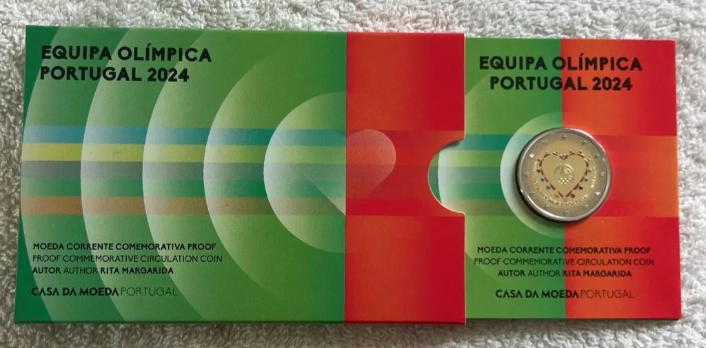 Equipa Olímpica Portugal 2024 Moeda Comemorativa 2€ Proof
