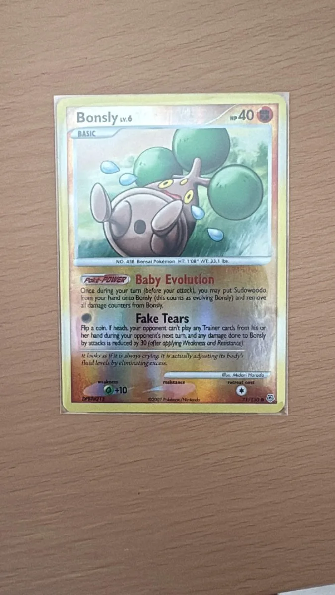 Bonsly DP Near Mint Reverse Holo