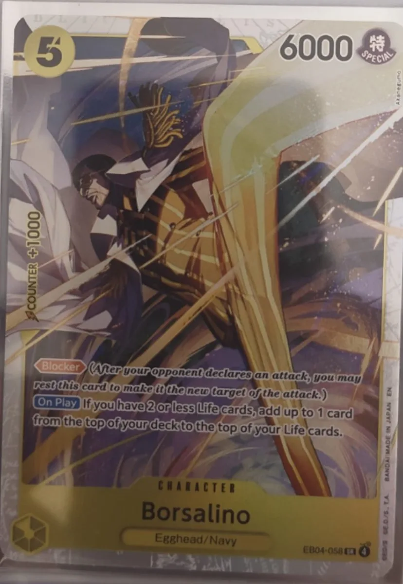 Borsalino (EB04-058) SR, Adventure on Kami’s Island (OP15-EB04) One Piece