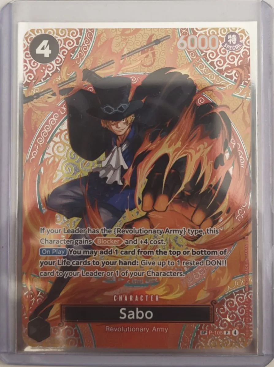 Sabo (P-105) (SP) - Adventure on Kami's Island (OP15-EB04)