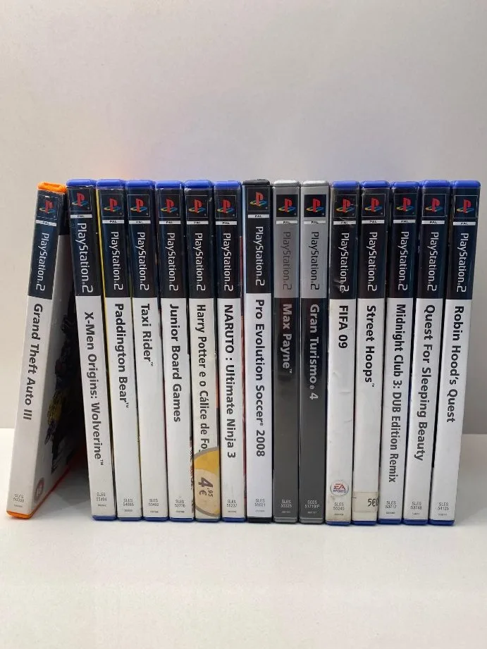 Coleção de jogos PlayStation 2