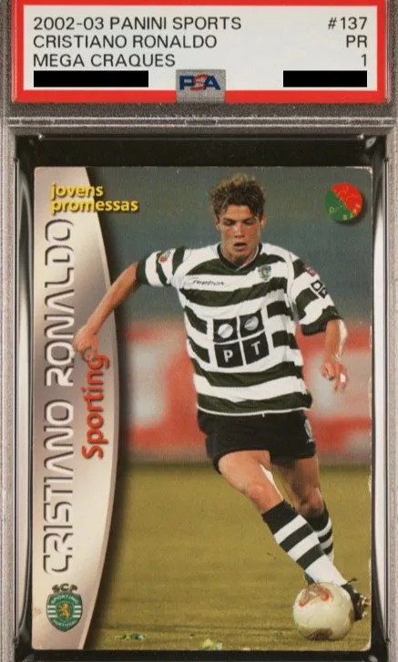 Cristiano Ronaldo - Rookie - PSA 1