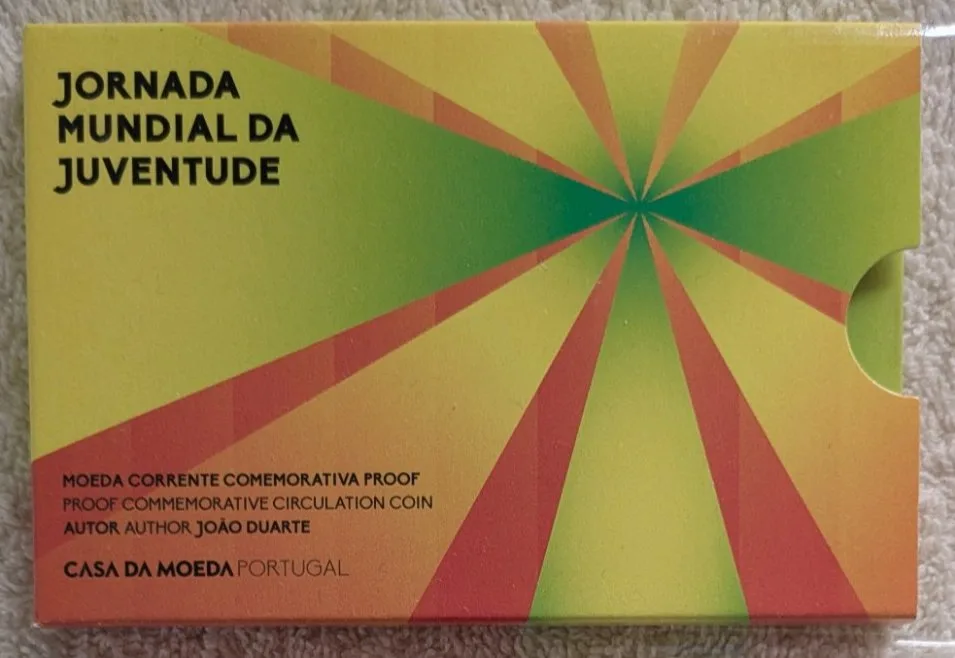 Moeda Comemorativa 2€ Proof – Jornada Mundial da Juventude