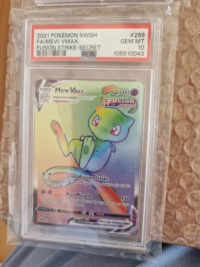 Mew VMAX Rainbow PSA 10